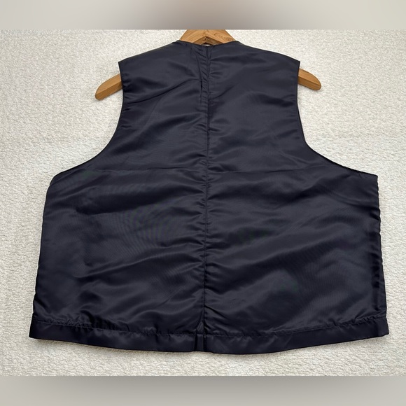 Goodfight Full Zip 100% Nylon Vest Black and Plaid Size XL New Without Tags - Picture 5 of 8